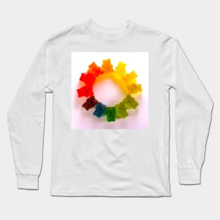 Rainbow Circle Gummies Long Sleeve T-Shirt